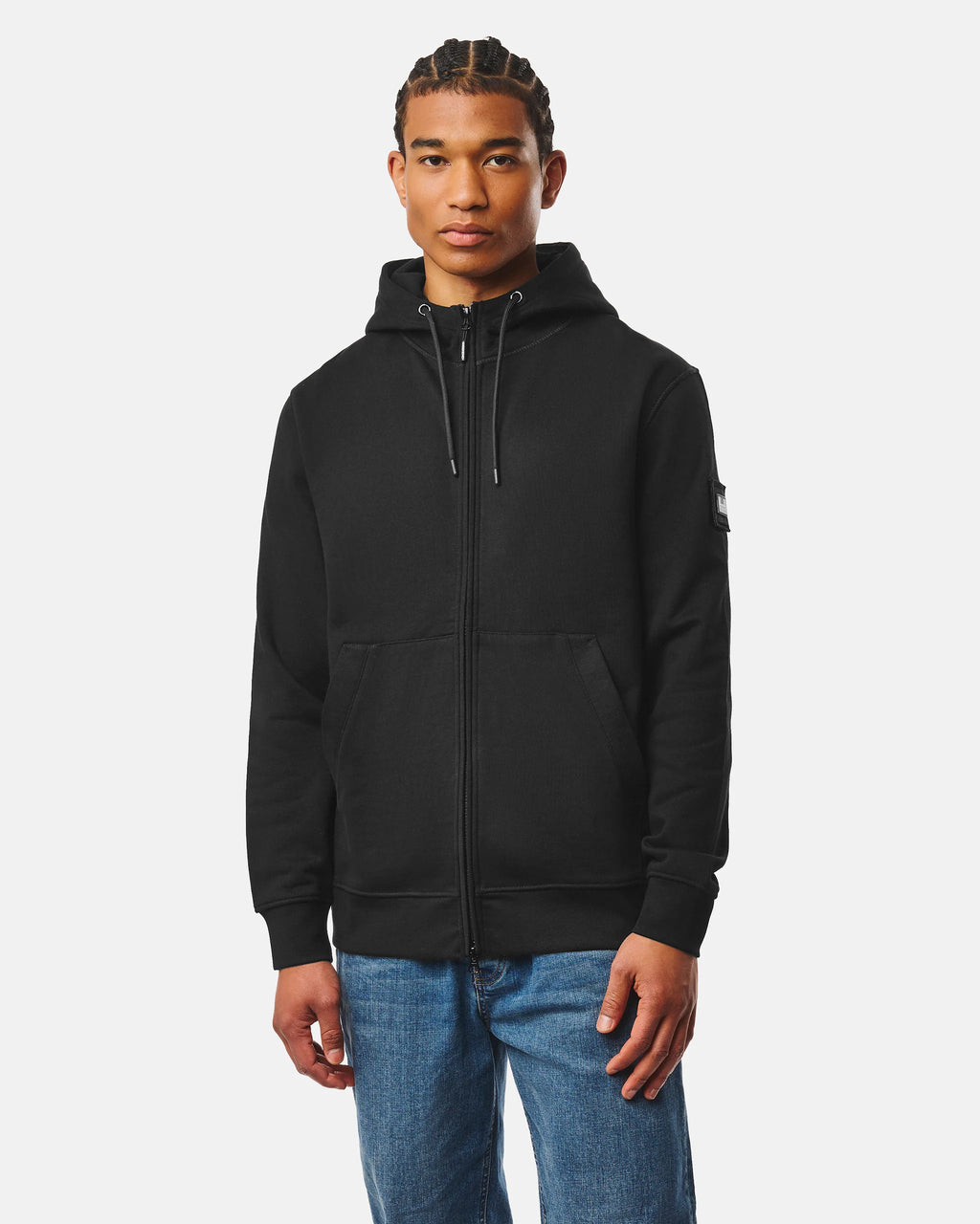 Weekend Offender Winton Zip Hoodie // BLACK