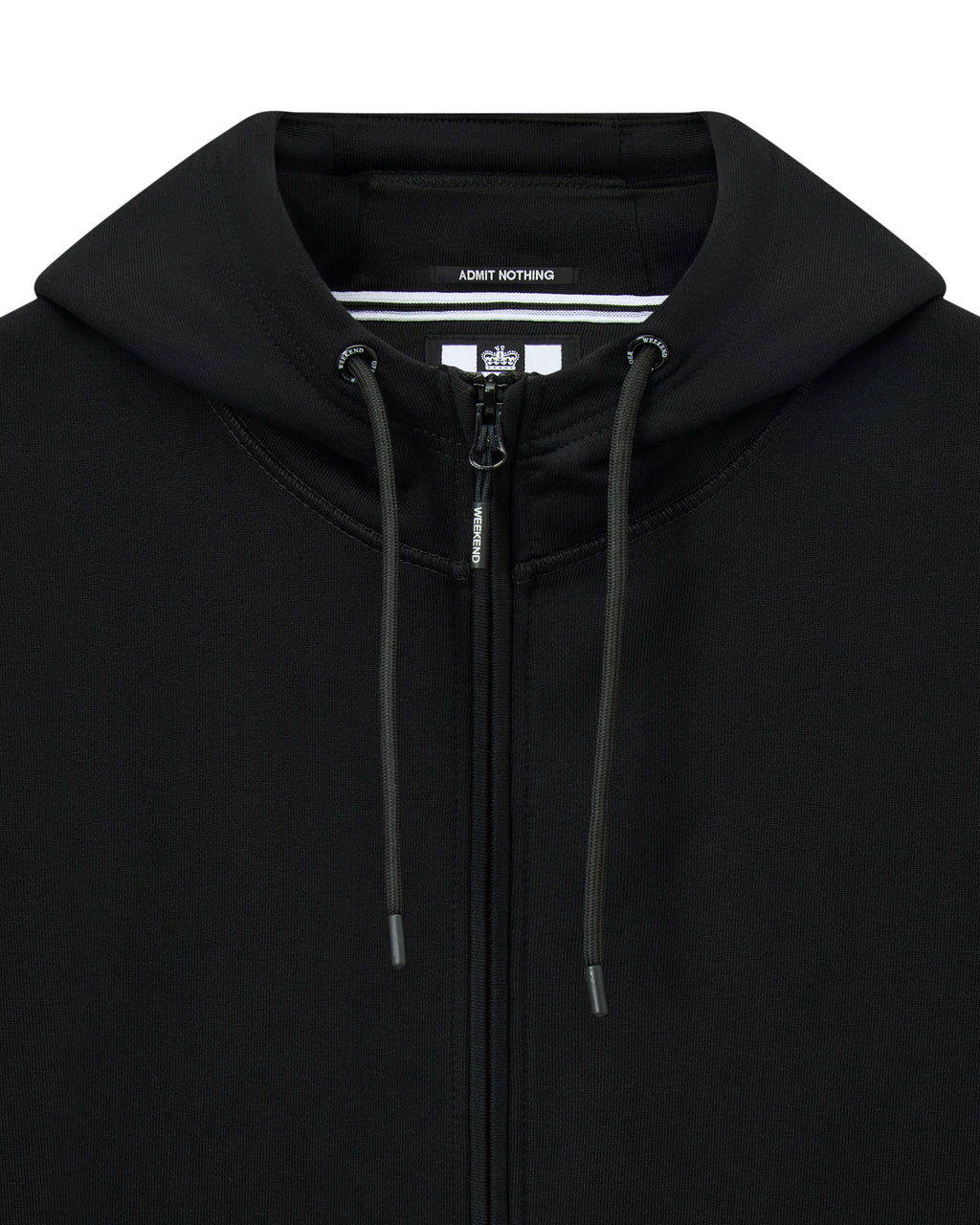 Weekend Offender Winton Zip Hoodie // BLACK