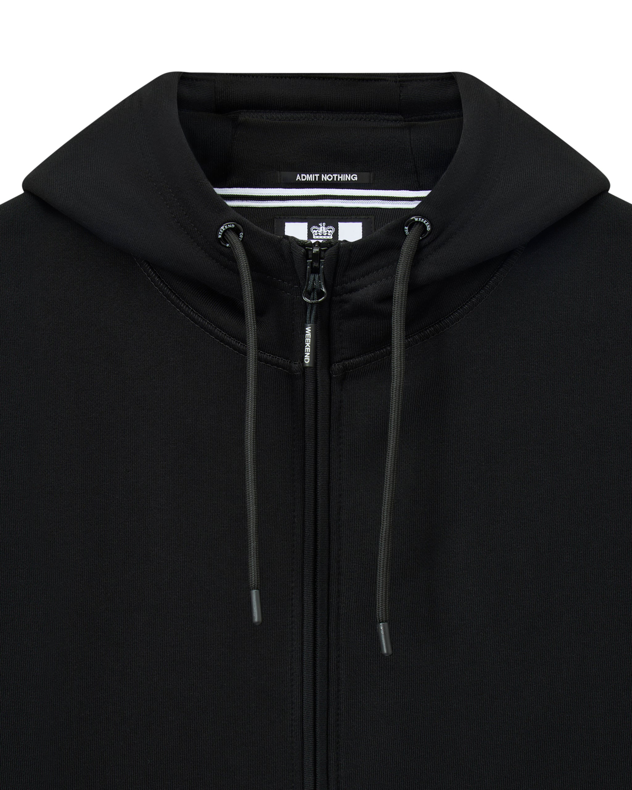 Weekend Offender Winton Zip Hoodie // BLACK