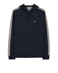 Weekend Offender Lo Sung Check Sleeve Hood // NAVY