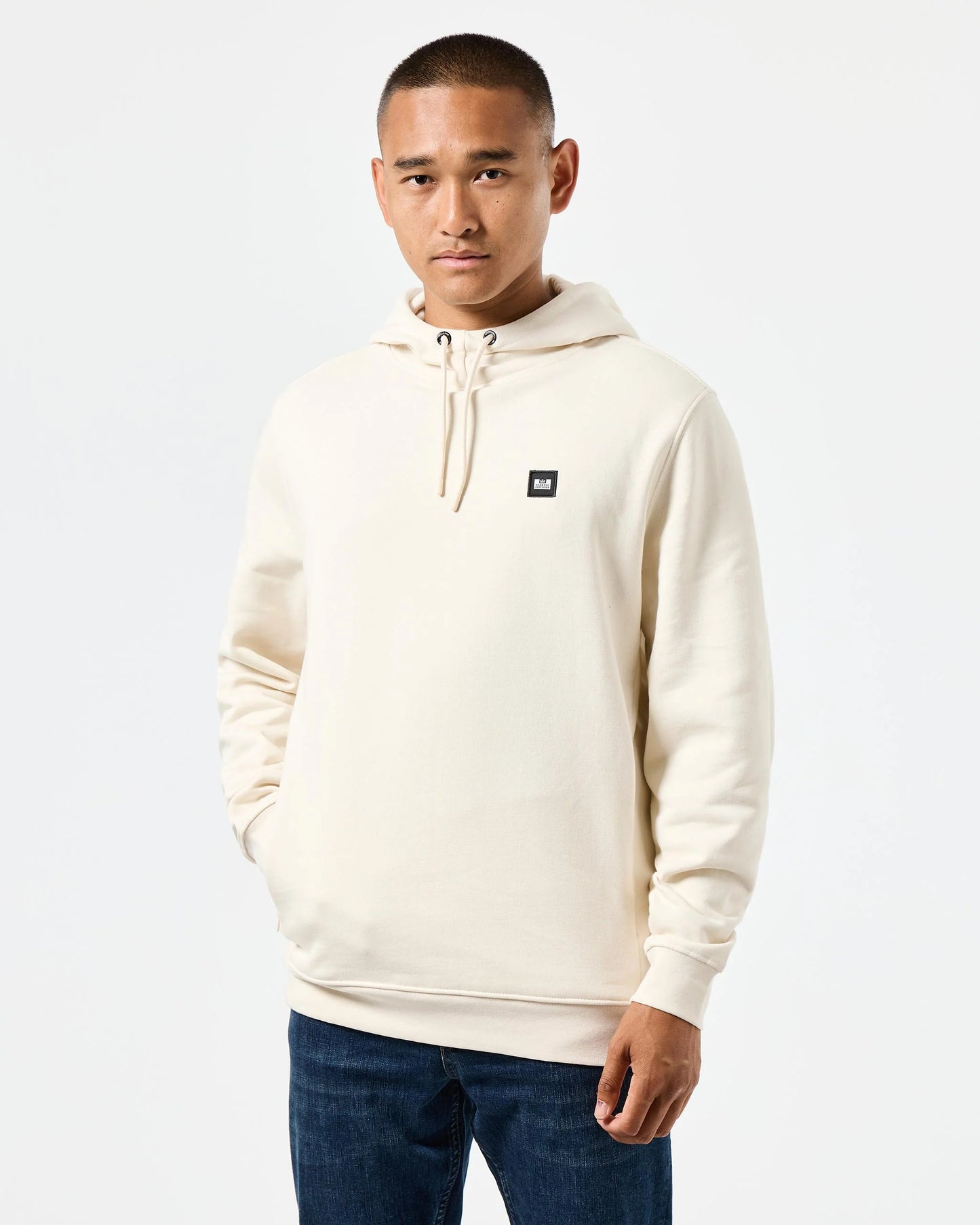 Weekend Offender Ribbe Hoodie // IVORY