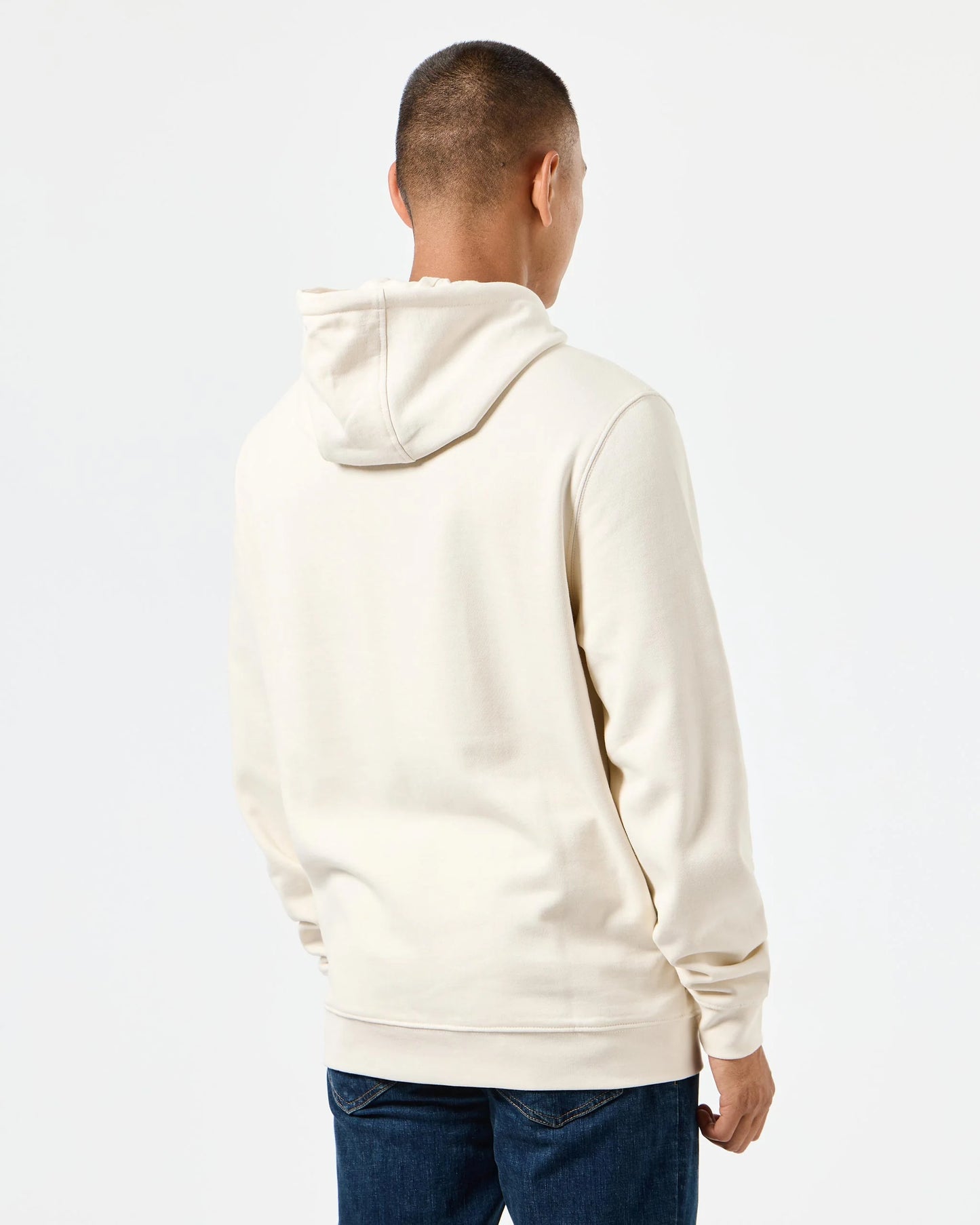 Weekend Offender Ribbe Hoodie // IVORY