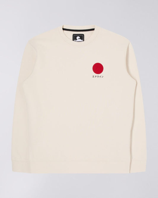 Edwin JPN Sun Sweatshirt // WHISPER WHITE