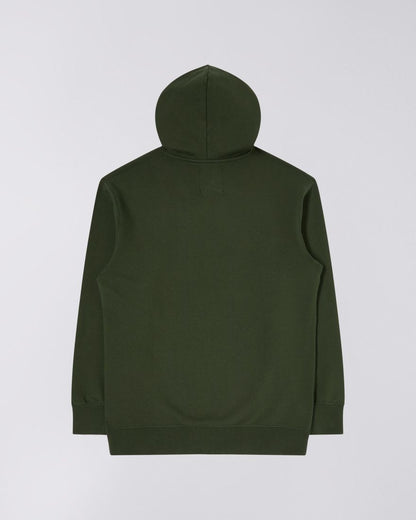 Edwin Sunset On MT Fuju Hoodie // KOMBU GREEN