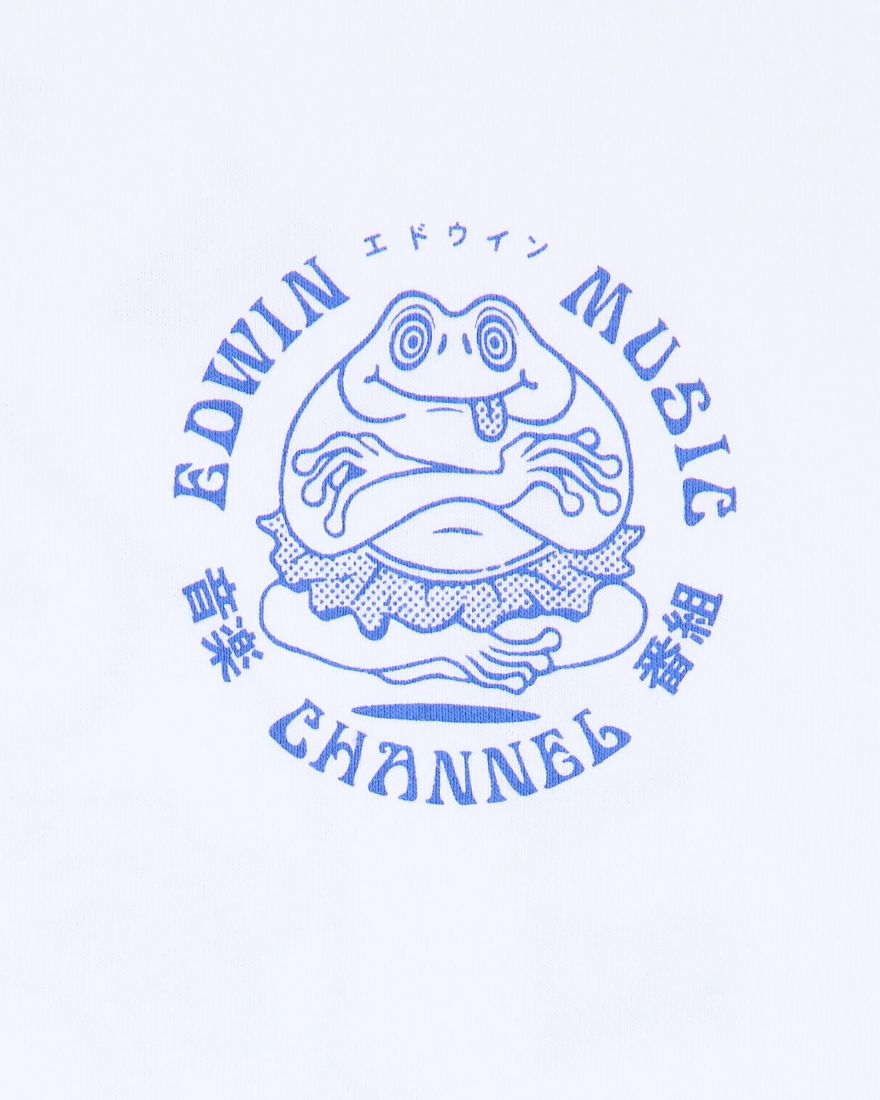 Edwin Music Channel T-Shirt // WHITE