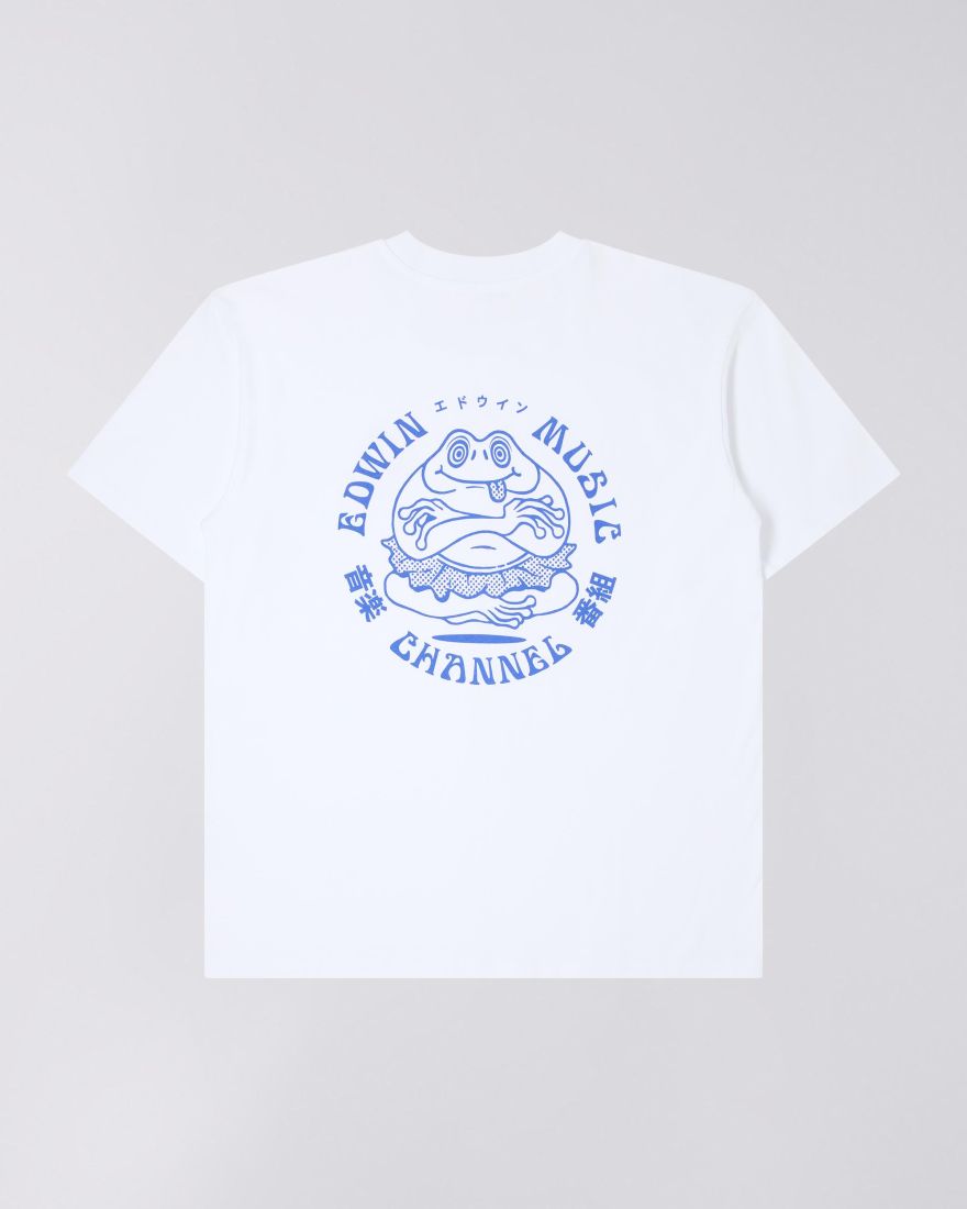 Edwin Music Channel T-Shirt // WHITE