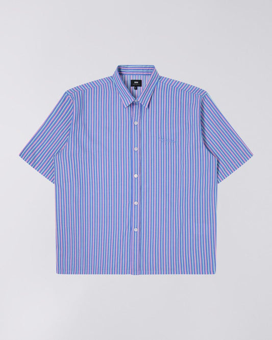 Edwin Toledo Shirt S/S // NAVY/PINK