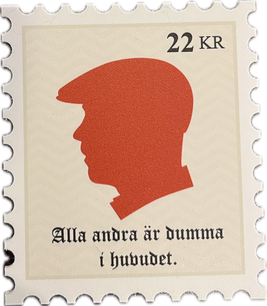 Sweet & Tender Beer Coaster "Alla andra är dumma i huvudet."