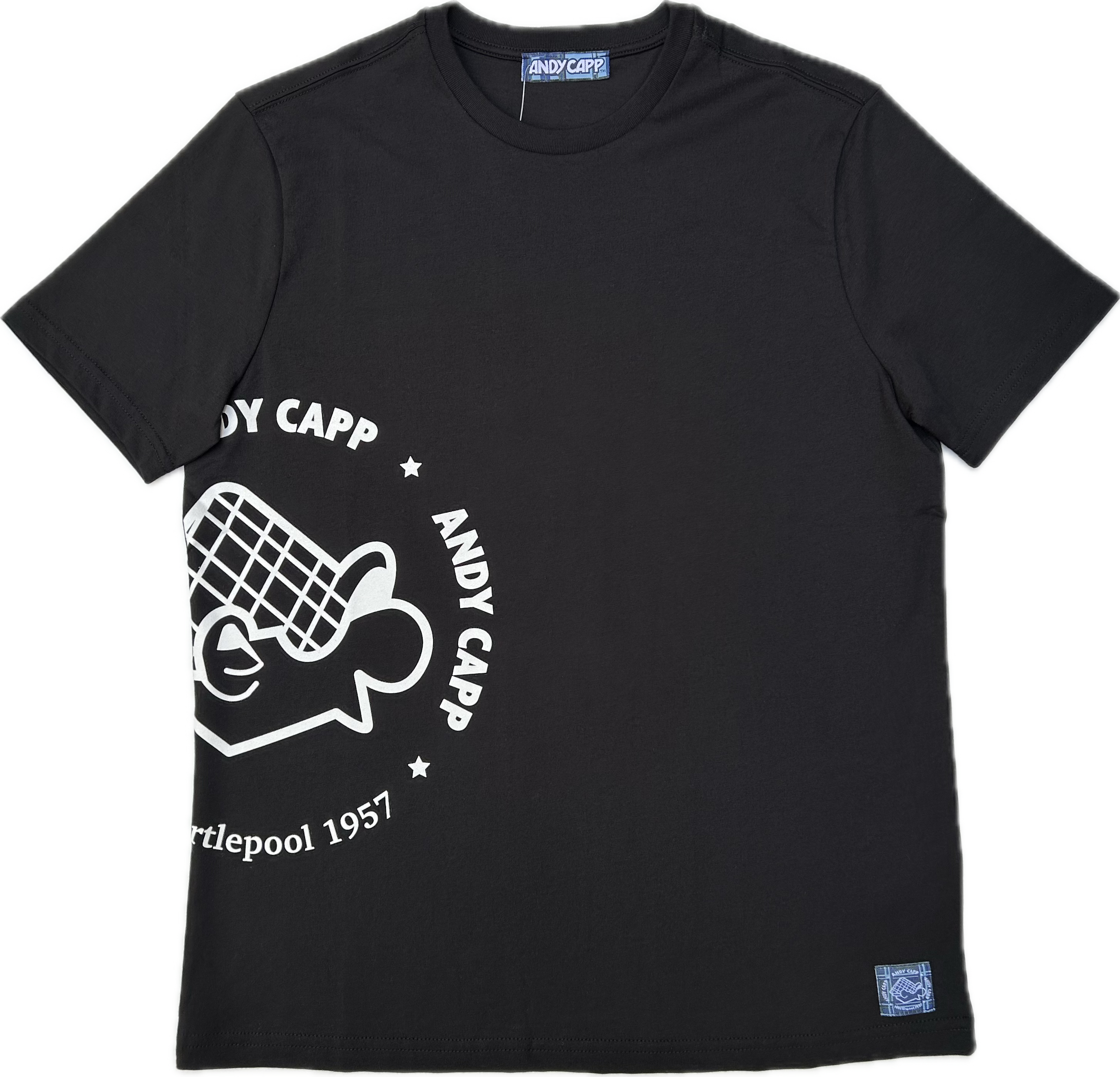 Andy Capp Hartlepool T-Shirt // BLACK
