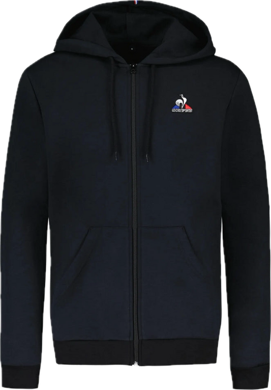 Le Coq Sportif ESS Zip Hood // SVART