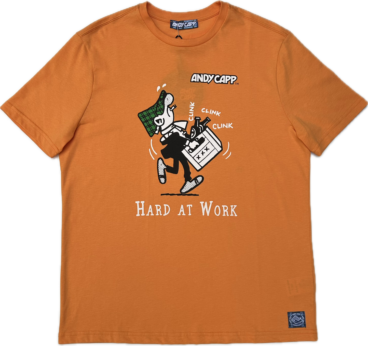 Andy Capp Hard At Work T-Shirt // ORANGE