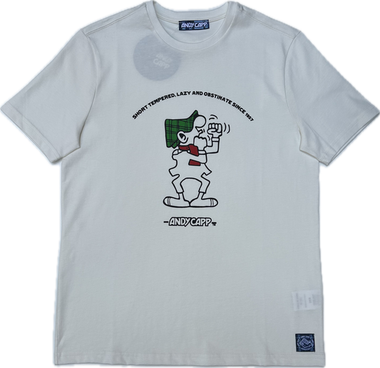 Andy Capp Obstinate T-Shirt // ECRU