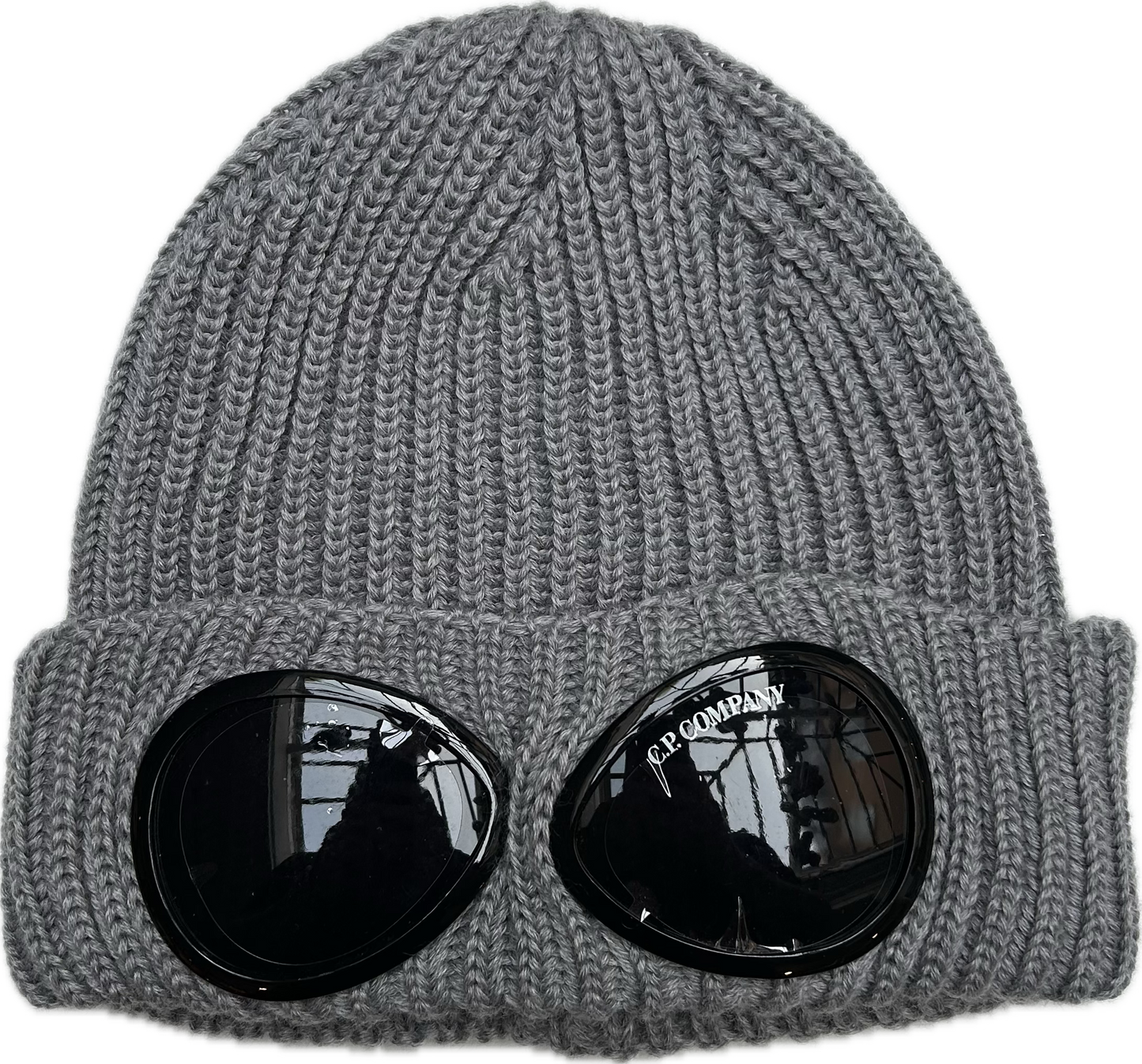 C.P. Company Goggle Beanie Heavy Knit // GREY M93