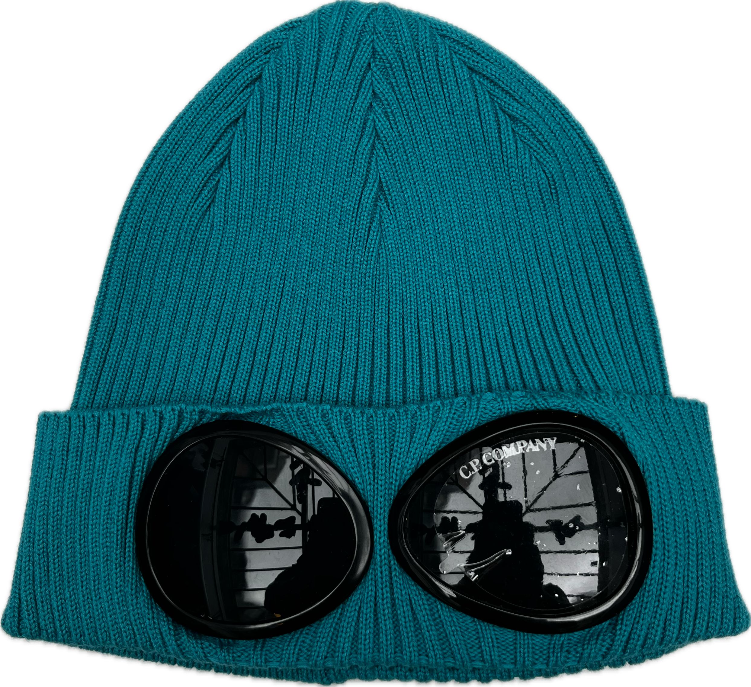 C.P. Company Goggle Beanie Thinn Knit // TURQUOISE 825