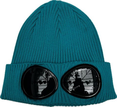 CP Company Google Hat Thin Knit // TURQUOISE 825