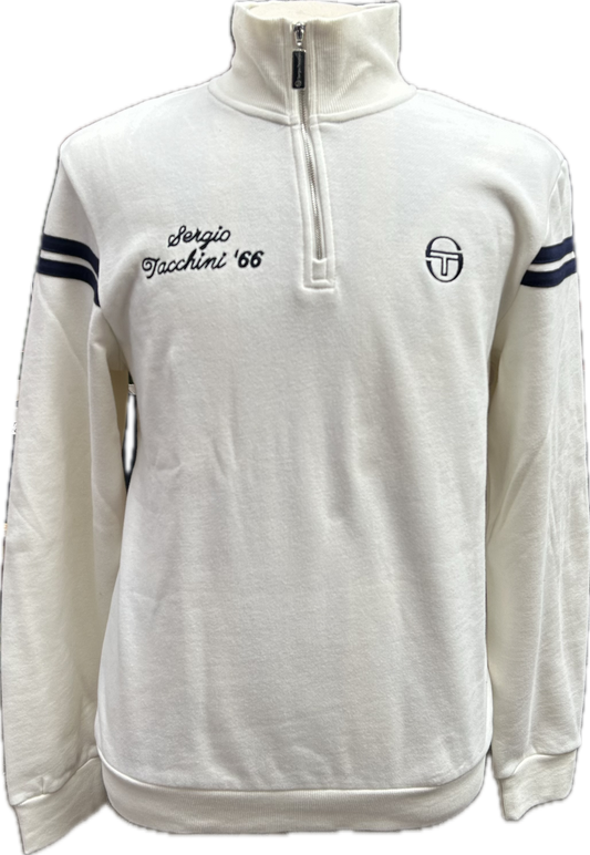 Sergio Tacchini Maurizo 1/4 Zip Sweater // GARDENIA 108