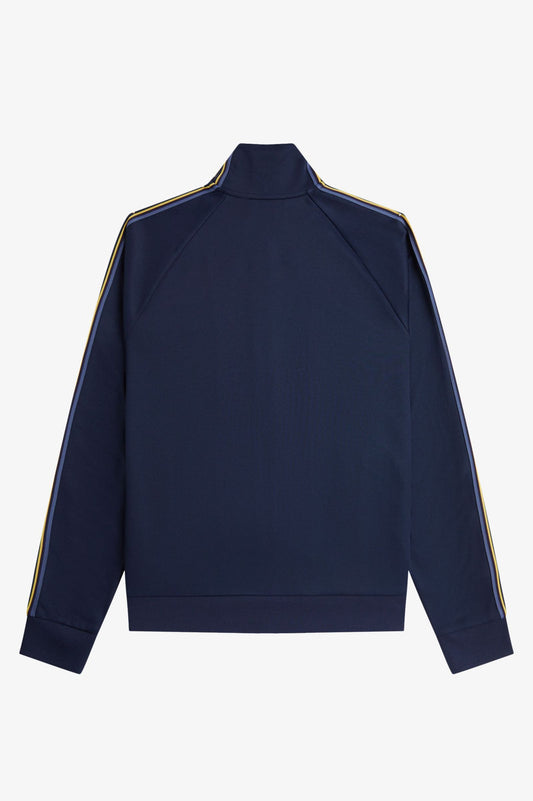 Fred Perry J2309 Tramline Tape Track Jacket // TENNIS BLUE
