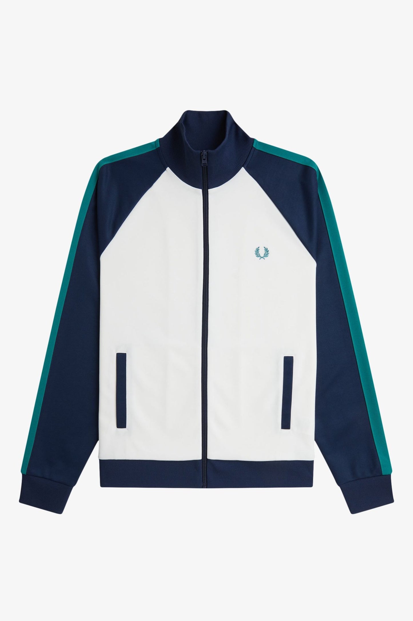Fred Perry J2327 Track Jacket // SNOW WHITE 129