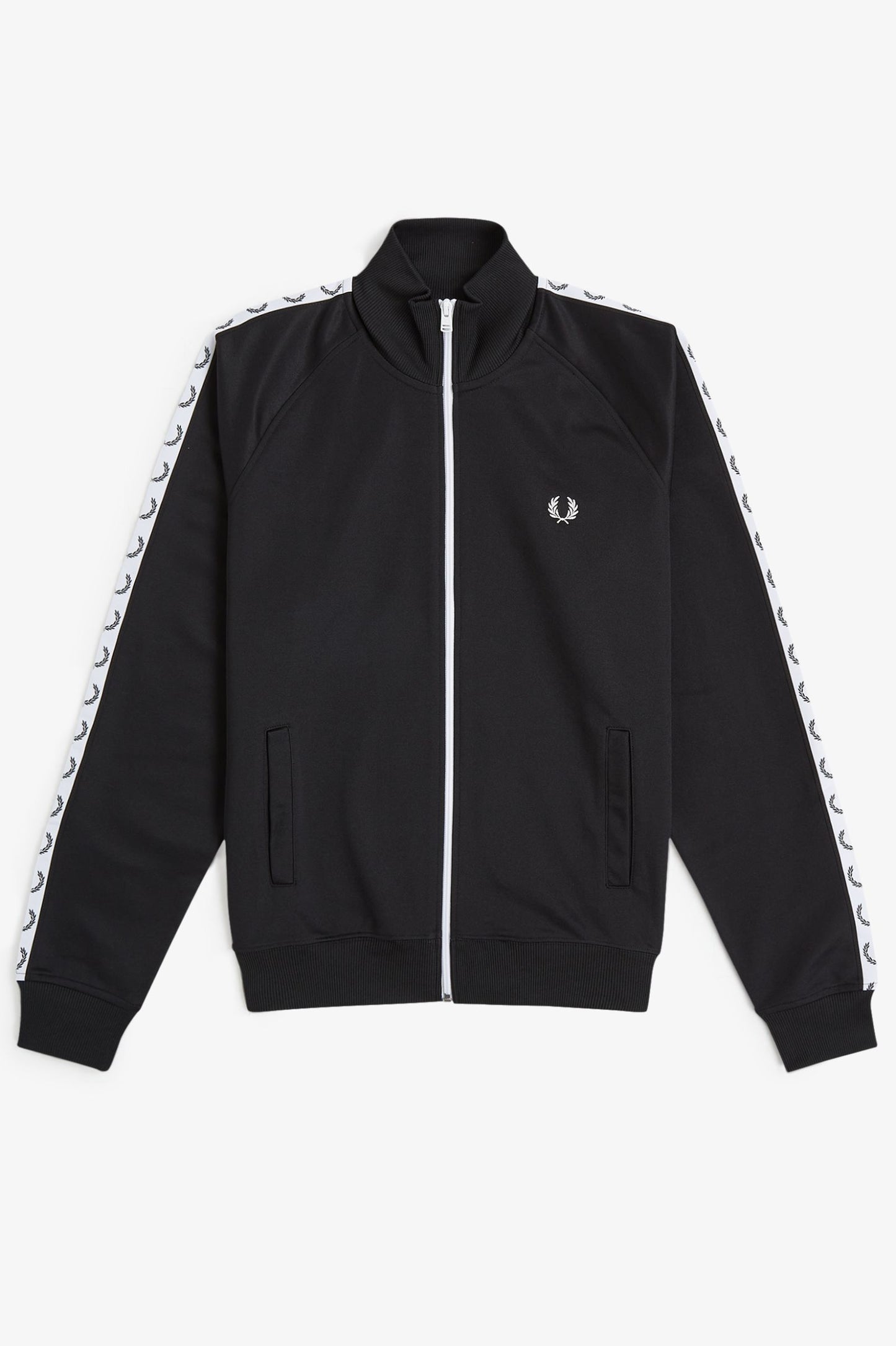 Fred Perry Taped Track Jacket J4620  // BLACK 198