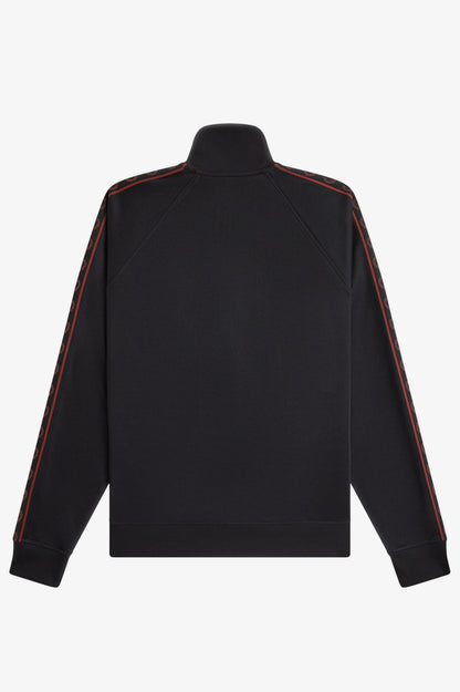 Fred Perry Contrast Tape Track Jacket // BLACK 220