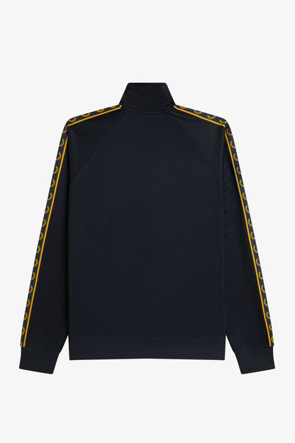 Fred Perry Contrast Tape Track Jacket // NAVY 248