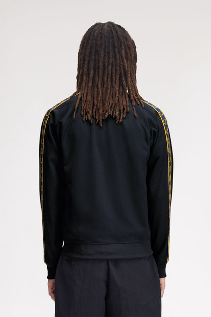 Fred Perry Contrast Tape Track Jacket // NAVY 248