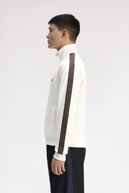 Fred Perry Contrast Tracktop J5557 // ECRU/BURNT 42A