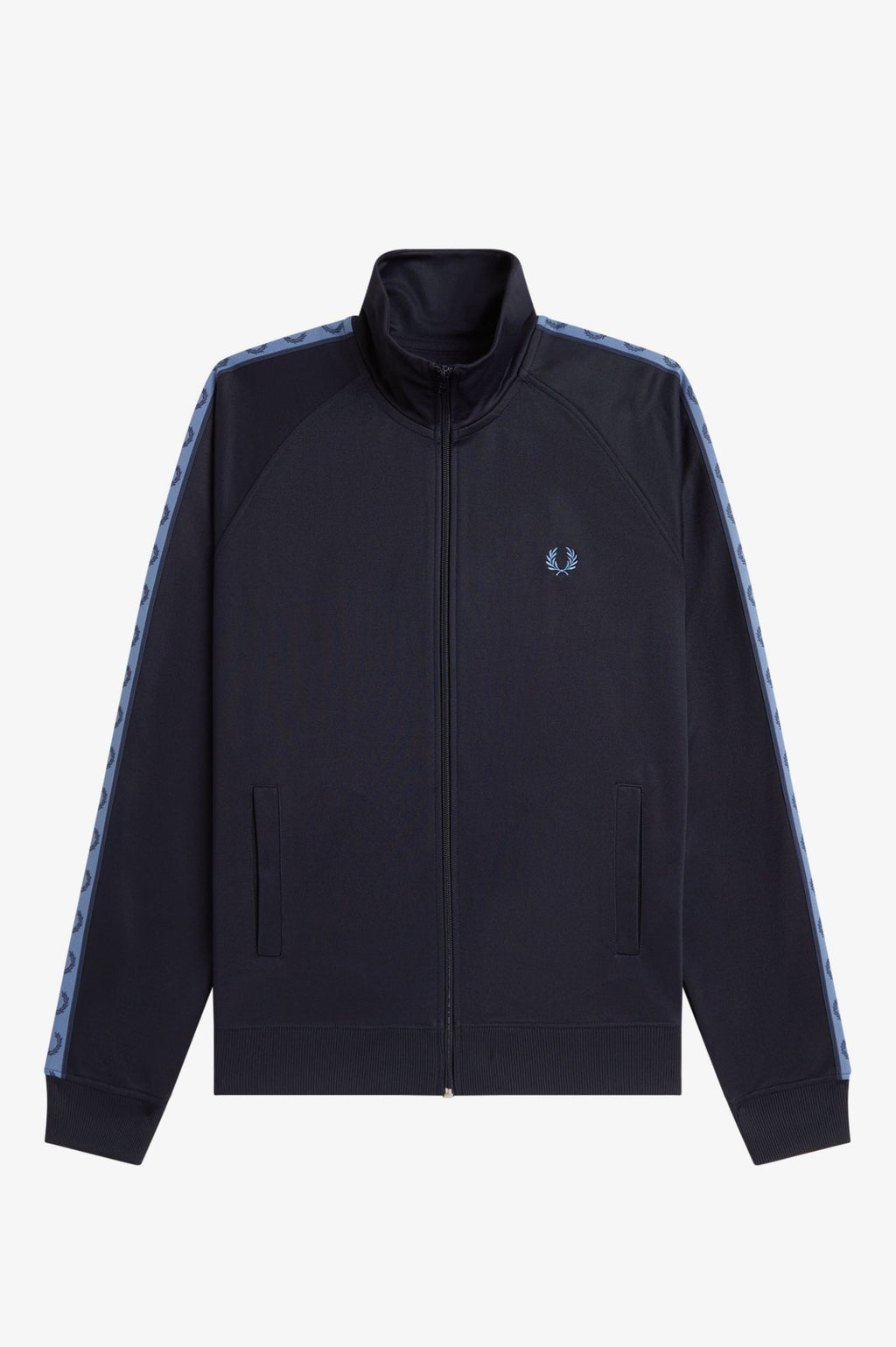 Fred Perry J5557 Contrast Tape Ringer Track Jacket // NAVY 93A