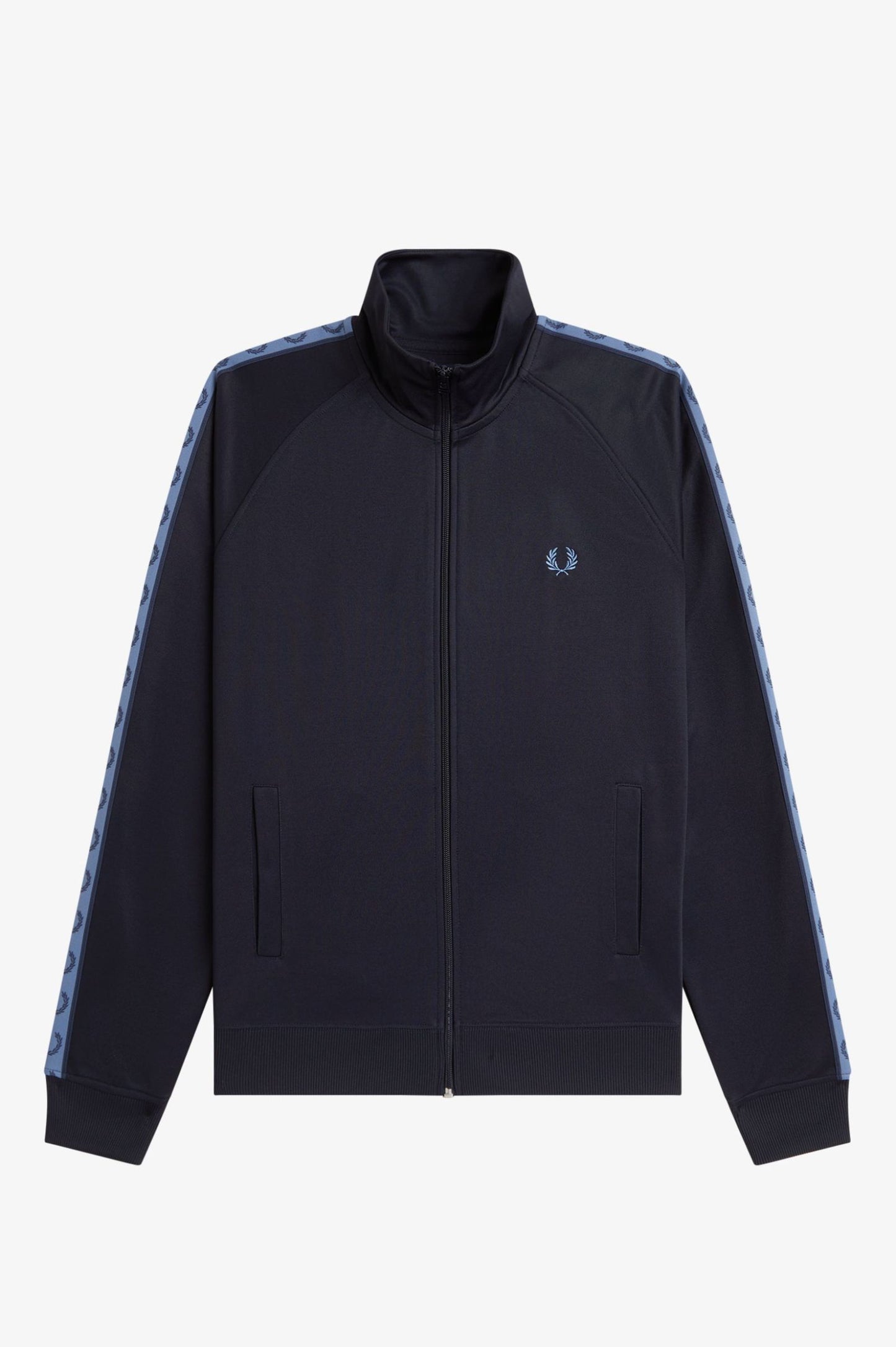 Fred Perry J5557 Contrast Tape Ringer Track Jacket // NAVY 93A