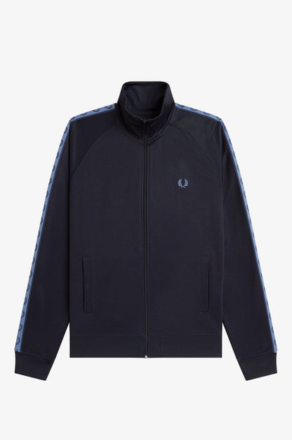 Fred Perry J5557 Contrast Tape Ringer Track Jacket // NAVY 93A