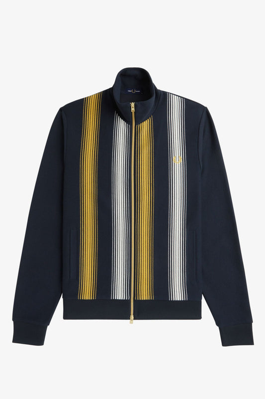 Fred Perry Ombre Stripe Track Jacket J8561 // NAVY 608