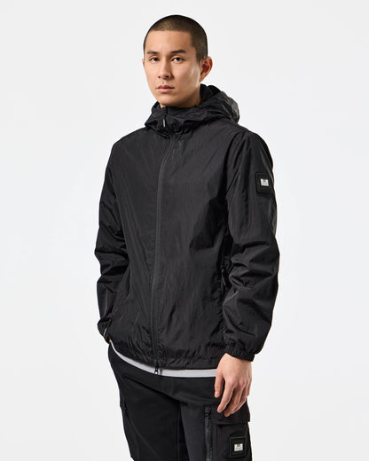 Weekend Offender Technician Windbreaker Jacket // BLACK