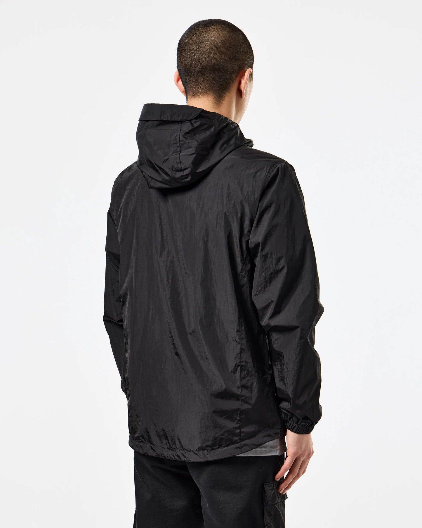 Weekend Offender Technician Windbreaker Jacket // BLACK