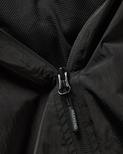 Weekend Offender Technician Windbreaker Jacket // BLACK