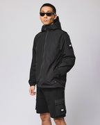 Weekend Offender Technician Windbreaker Jacket // BLACK