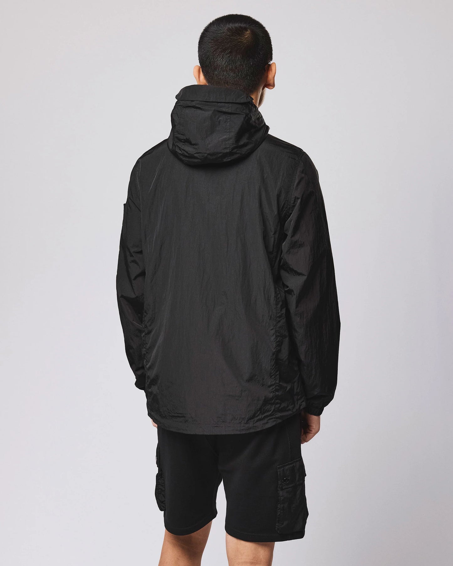Weekend Offender Technician Windbreaker Jacket // BLACK