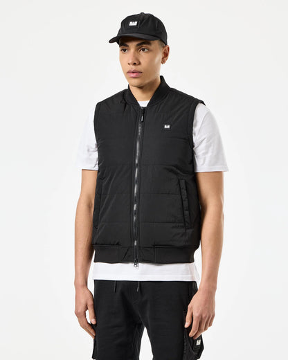 Weekend Offender Saharun Gilet // BLACK