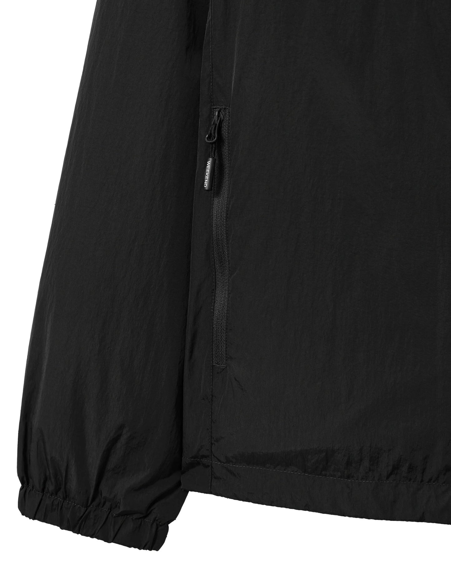 Weekend Offender Technician Windbreaker Jacket // BLACK