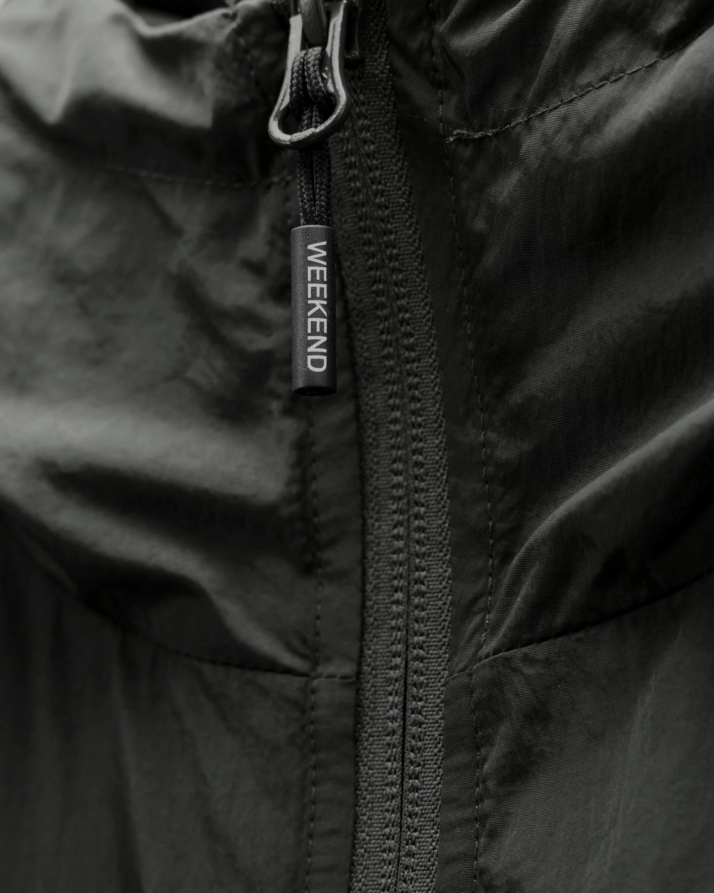 Weekend Offender Technician Windbreaker Jacket // BLACK