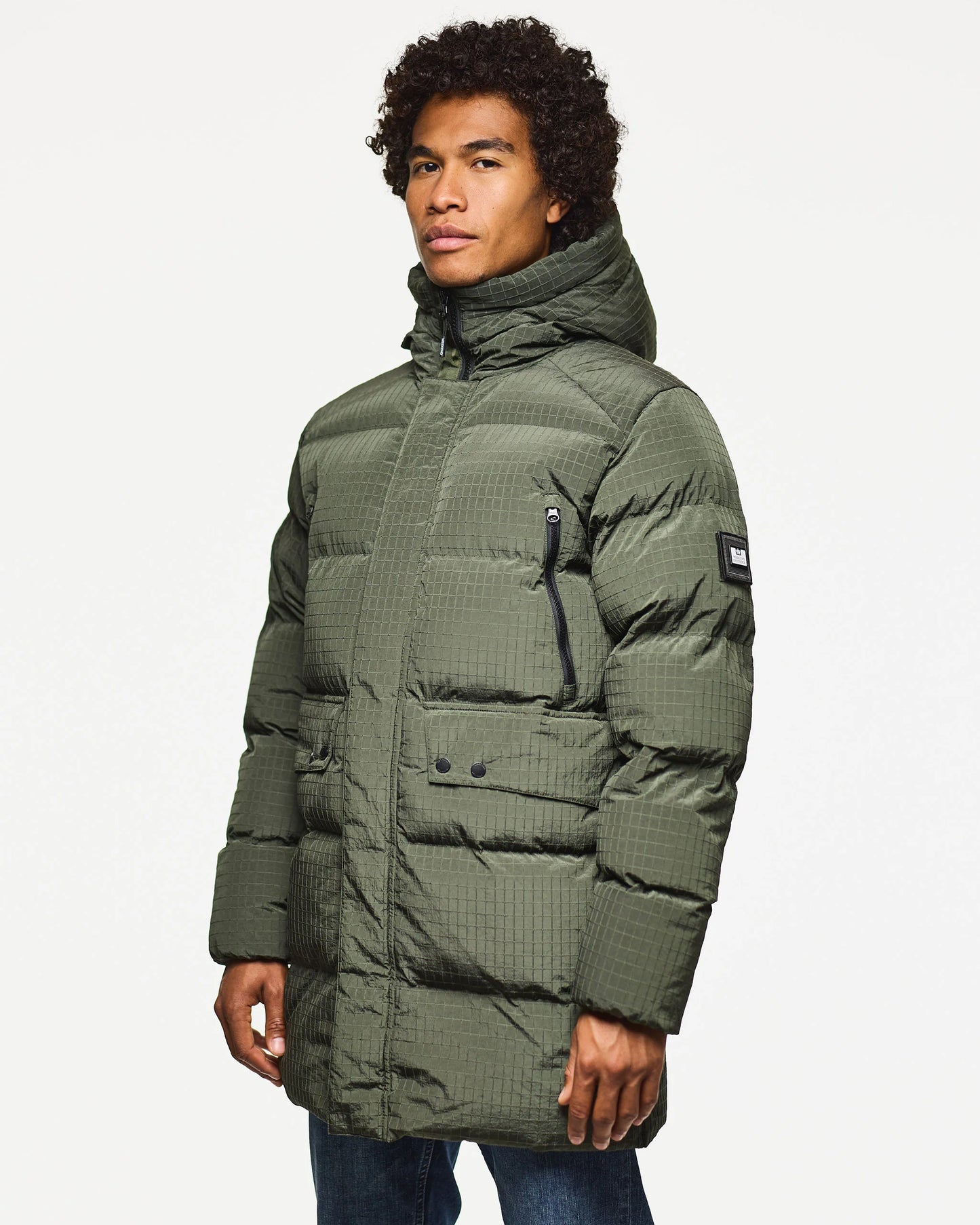 Weekend Offender Lombardo Longline Primaloft Jacket // FOREST GREEN