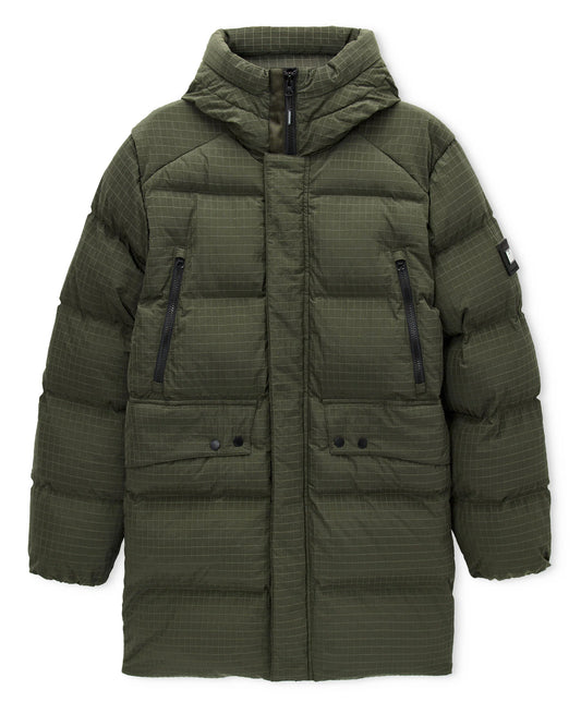 Weekend Offender Lombardo Longline Primaloft Jacket // FOREST GREEN