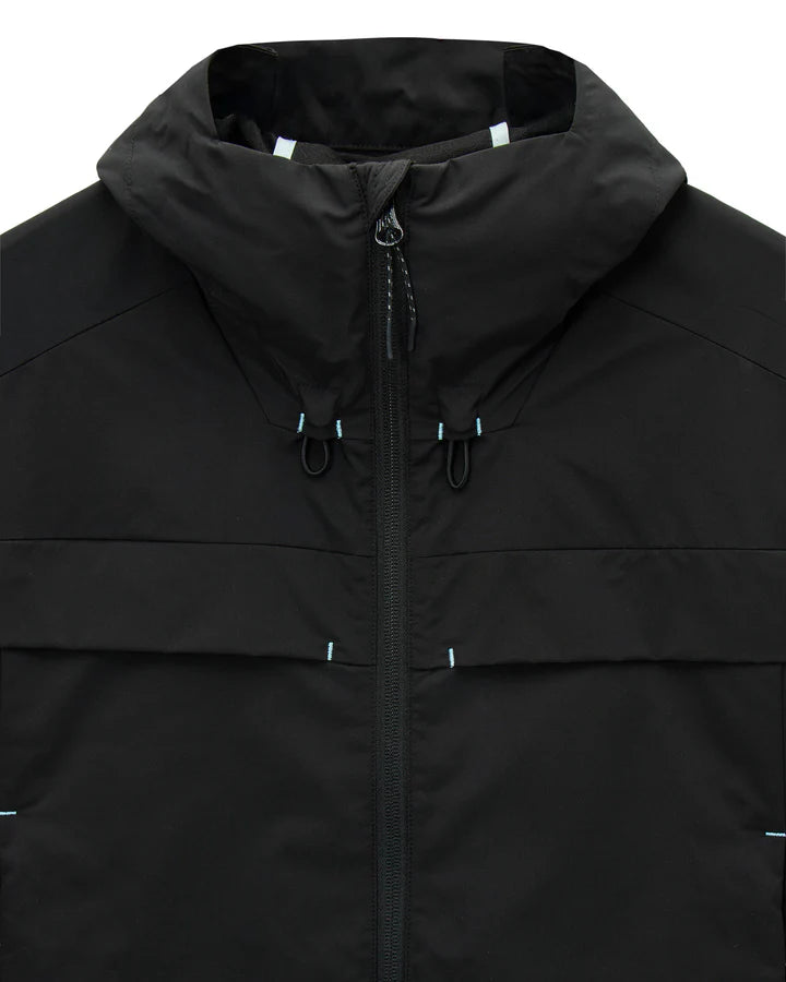 Weekend Offender Guadalajara Windbreaker Jacket // BLACK