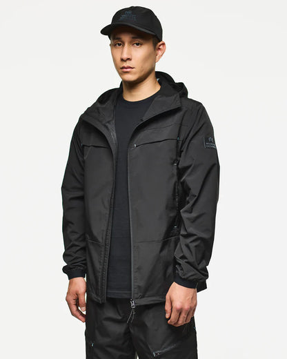 Weekend Offender Guadalajara Windbreaker Jacket // BLACK