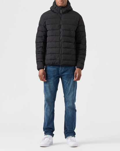 Weekend Offender La Guardia Padded Jacket // BLACK