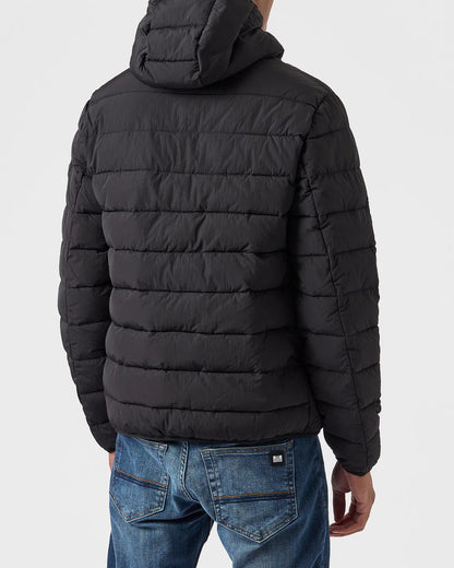 Weekend Offender La Guardia Padded Jacket // BLACK