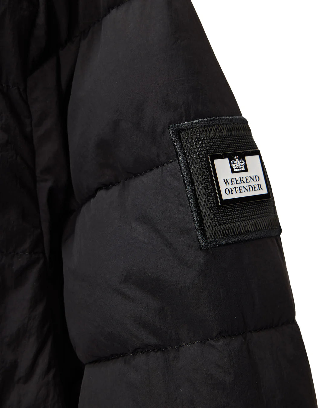 Weekend Offender La Guardia Padded Jacket // BLACK