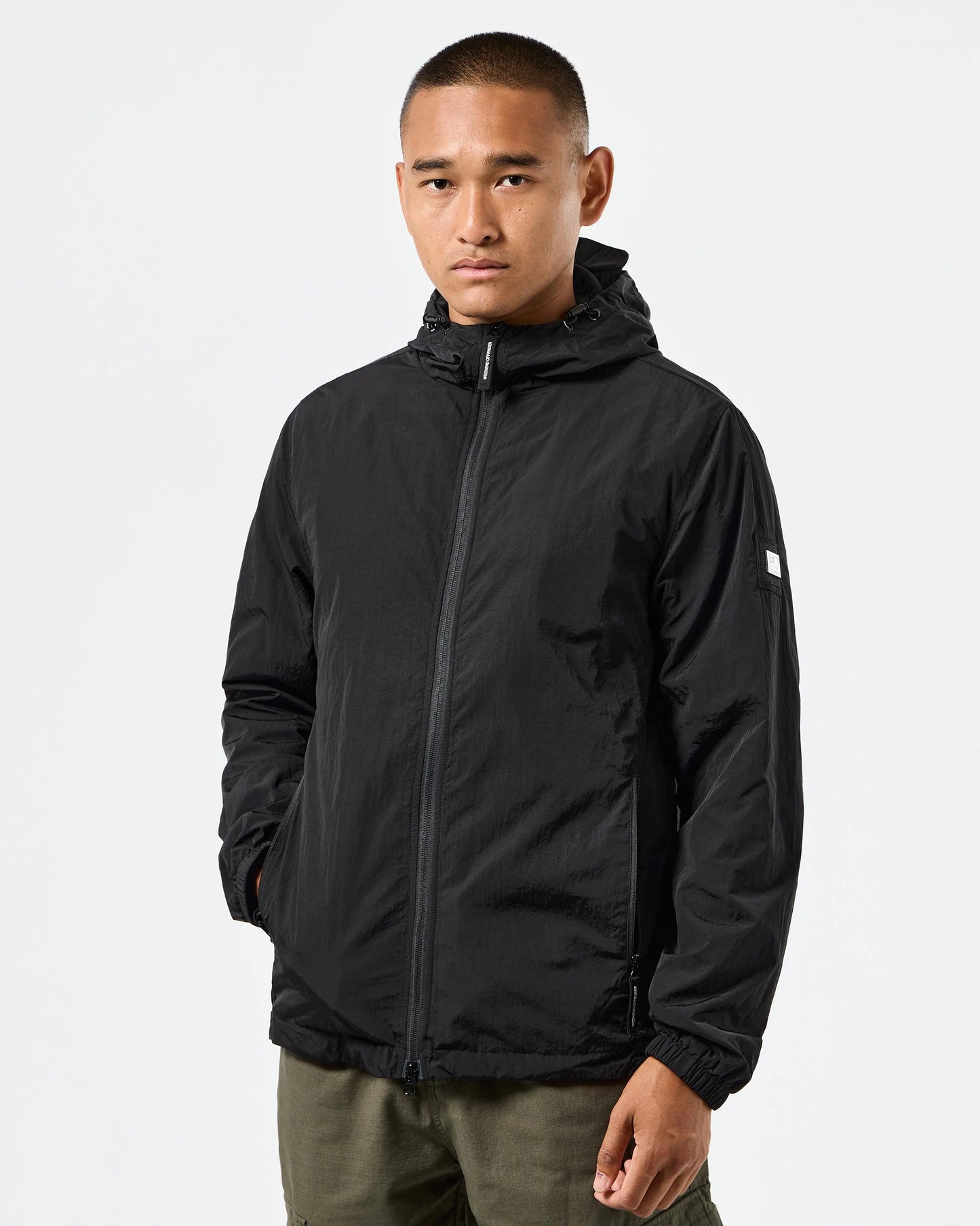 Weekend Offender Technician Fleece Jacket // BLACK