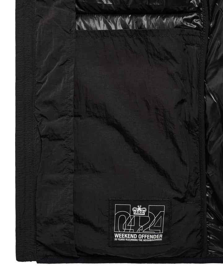 Weekend Offender Gacha Padded Gilet // BLACK