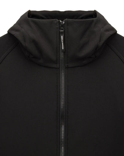 Weekend Offender Stipe Softshell Jacket // BLACK
