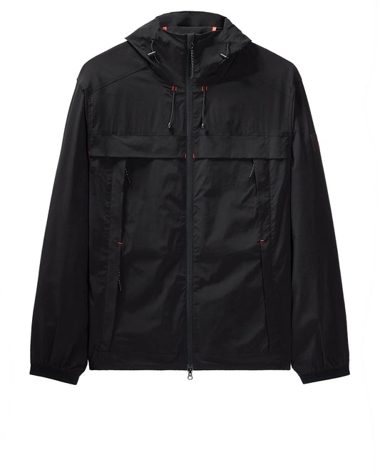 Weekend Offender Talamanca Windbreaker Jacket // BLACK